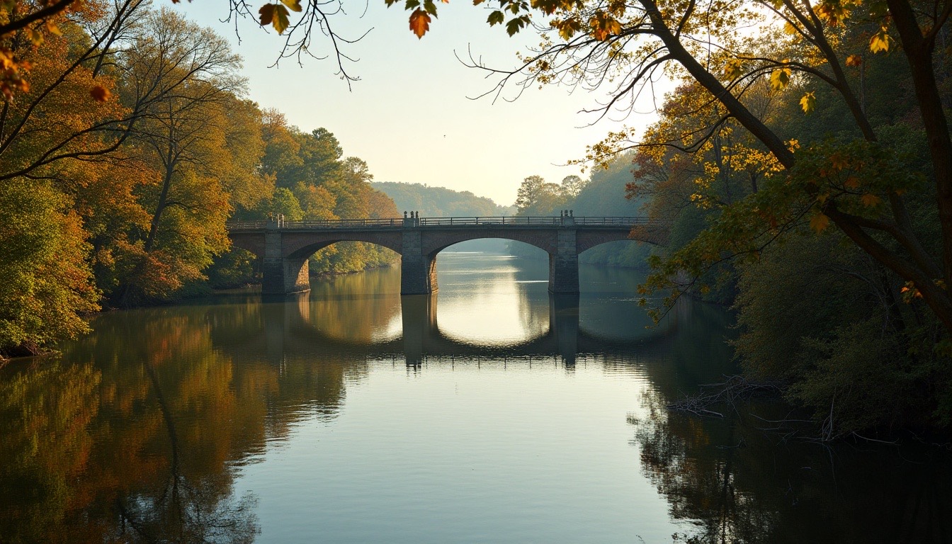 view across the Black Warrior River bridge between Northport and Tuscaloosa Alabama, trees, afternoon